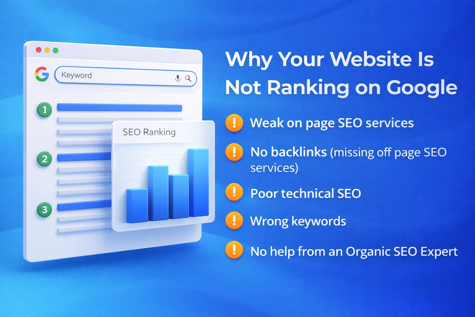 Why Your Website Is Not Ranking on Google