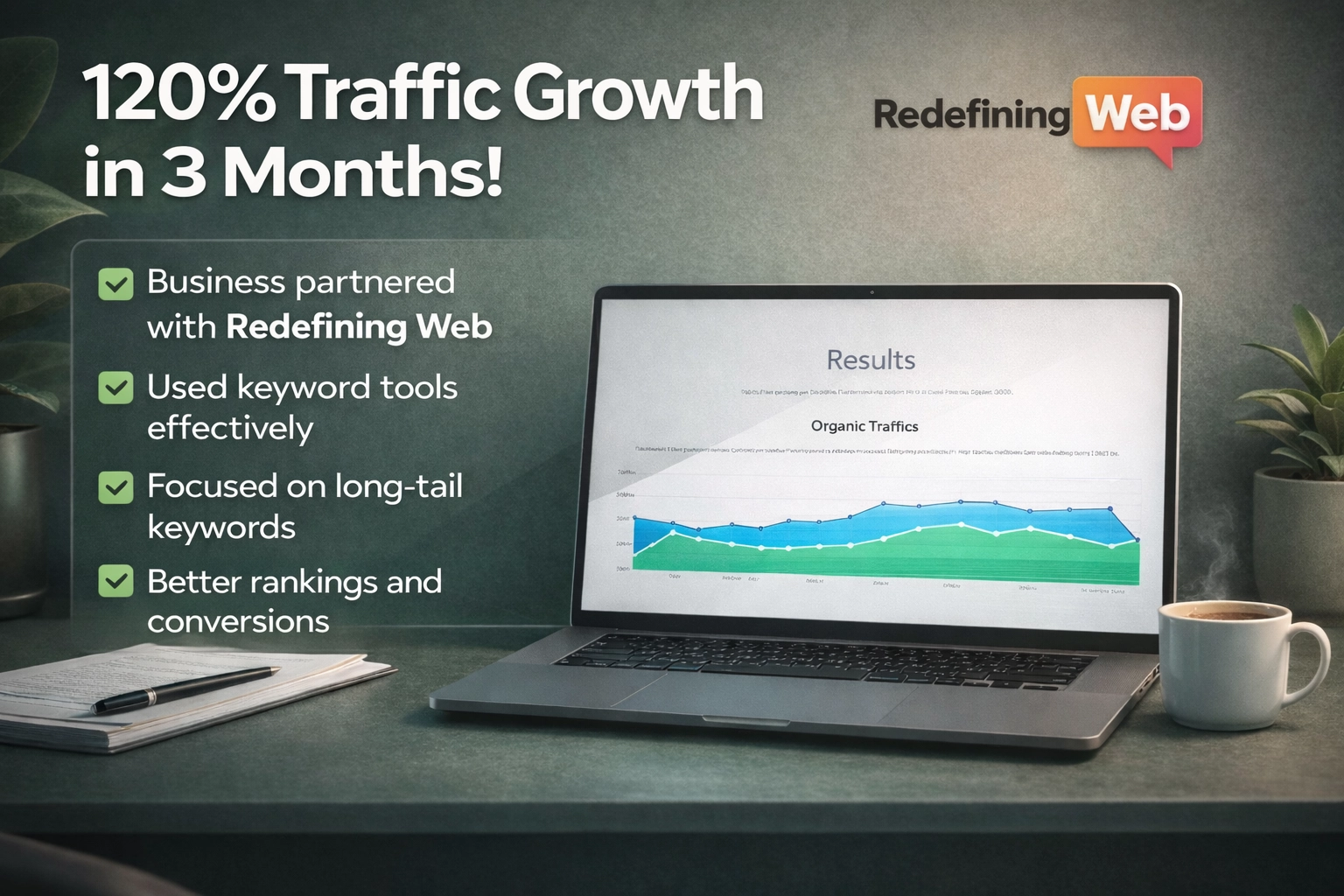 Case Study – How Redefining Web Increased Traffic