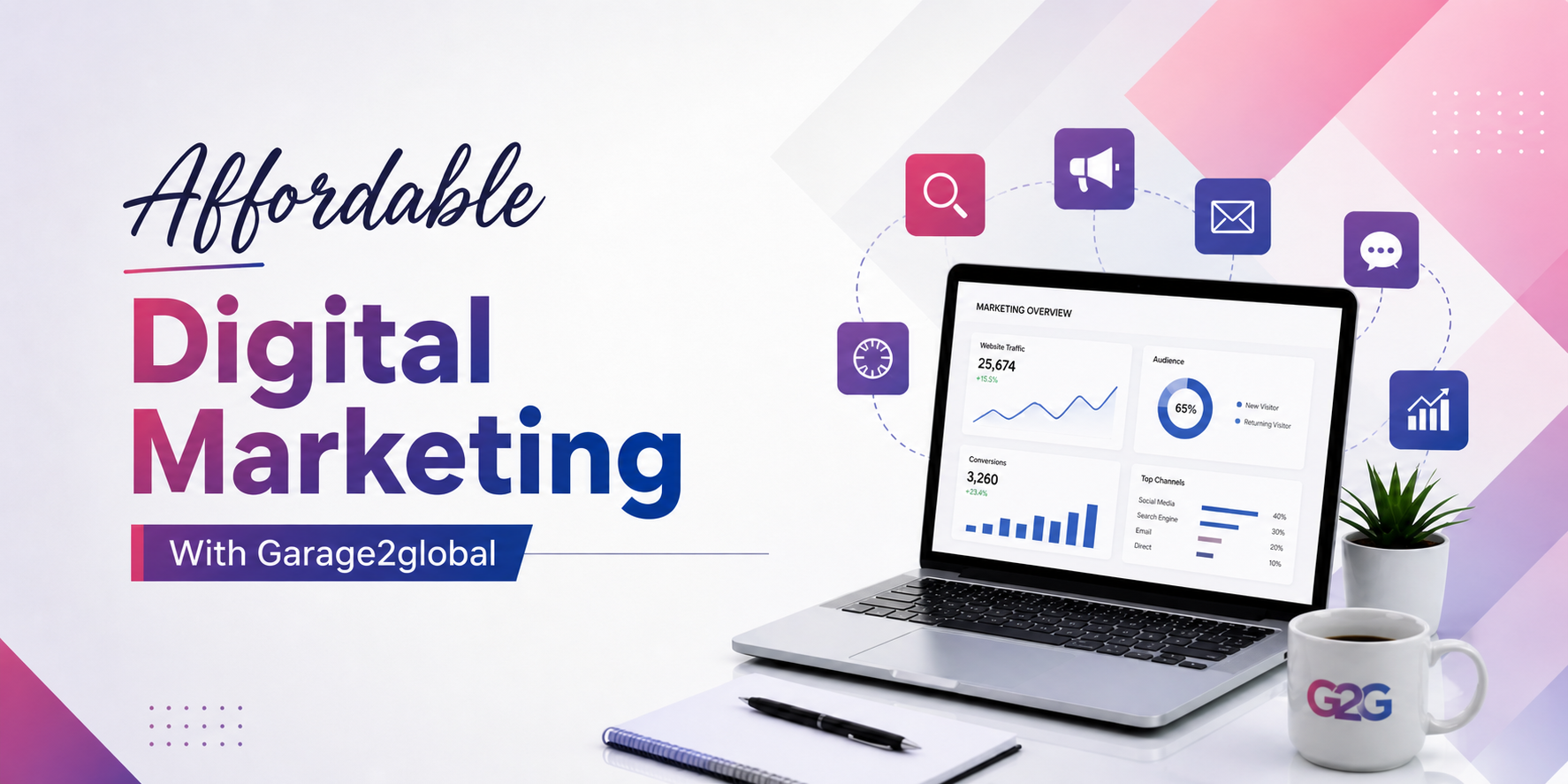 Affordable Digital Marketing with Garage2global​