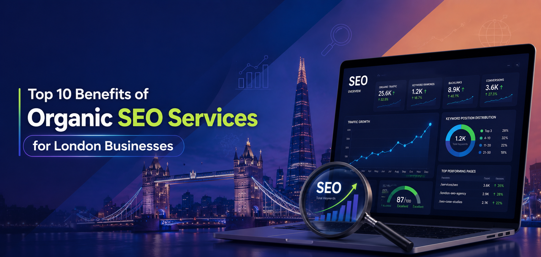 Top 10 Benefits of Hiring Organic SEO Services in London
