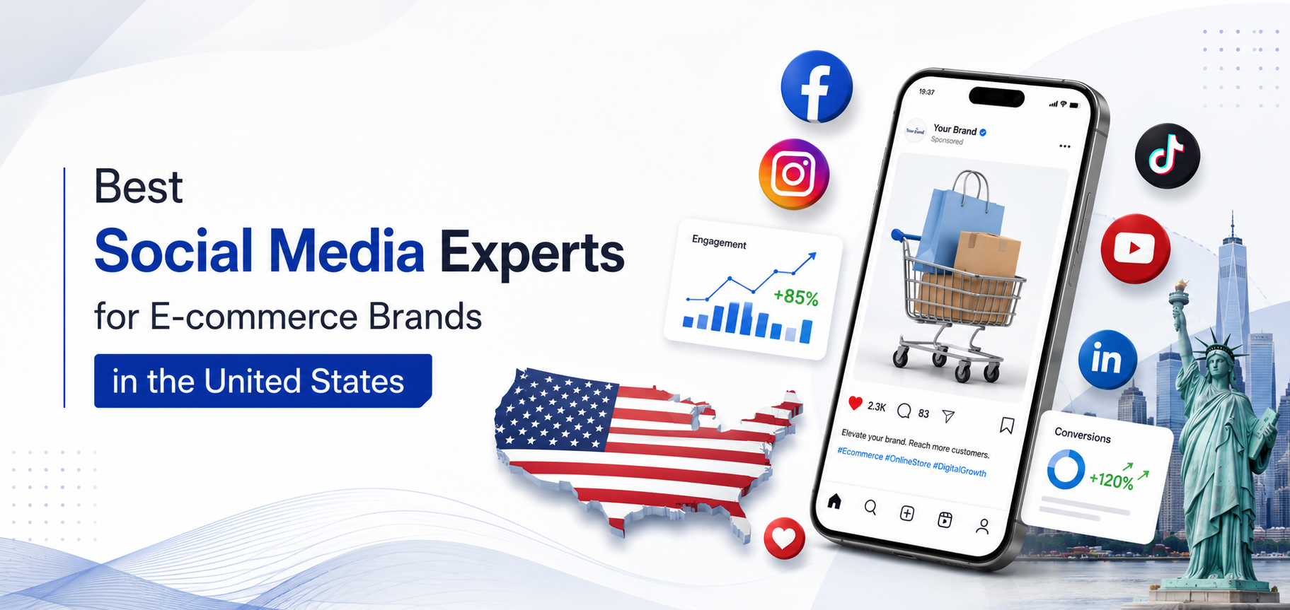 Best Social Media Experts for E-commerce Brands in the United States