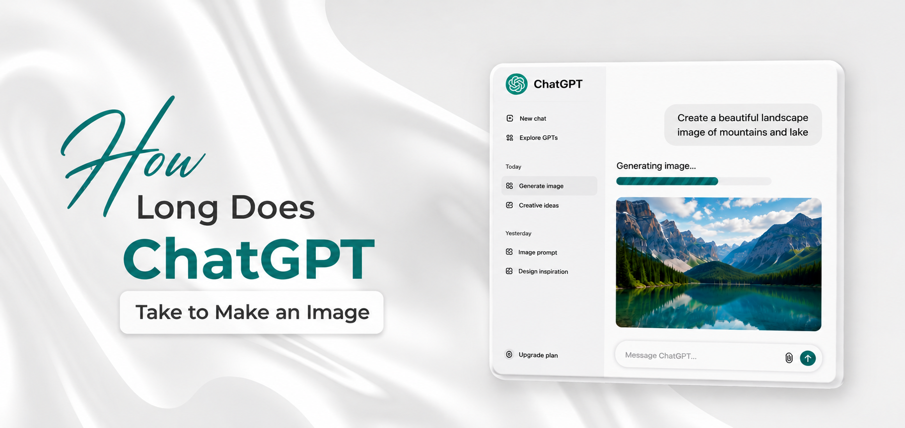 How Long Does ChatGPT Take to Make an Image
